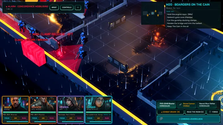 Boarders on the Cain: Holding the airship against Harmonizer boarding teams.
