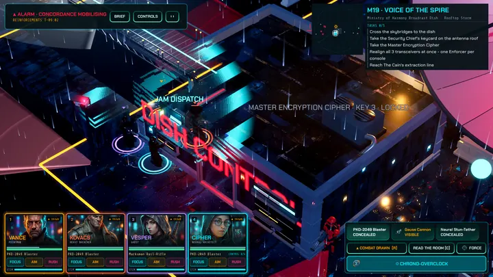 Voice of the Spire: A storm-lashed rooftop fight for the Master Cipher.